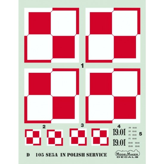 1/72 SE-5a in Polish service (decal)
