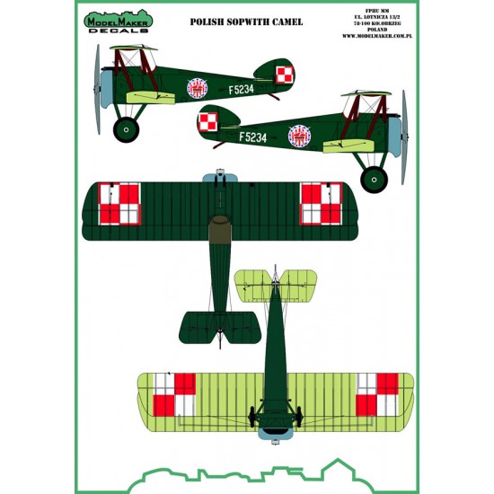 1/72 POLISH SOPWITH CAMEL (decal)
