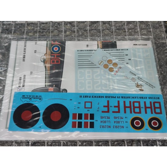 1/72 Avro Lancaster in Polish service part II (decal)