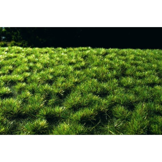Grass Tufts - Middle Green (Size of Sheet: 18x28cm, Grass: 6mm)