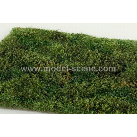 [Premium Line] Grass Mat - Wild Area w/Bushes, Early Summer (Size: 18x28cm / 7"x11")