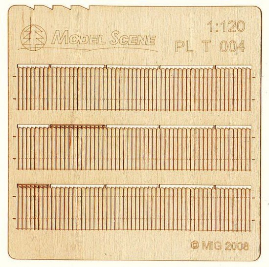 1/120 Saw Toothed Privacy Fence Type 4