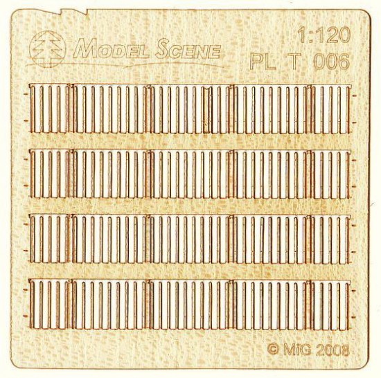 1/120 Picket Fence - Narrow Plank Type 6
