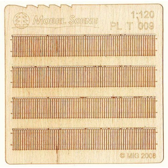 1/120 Stockade (Short) Fence Type 9
