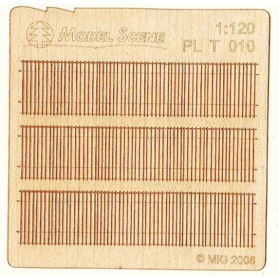 1/120 Straight Cut Privacy Fence Type 10