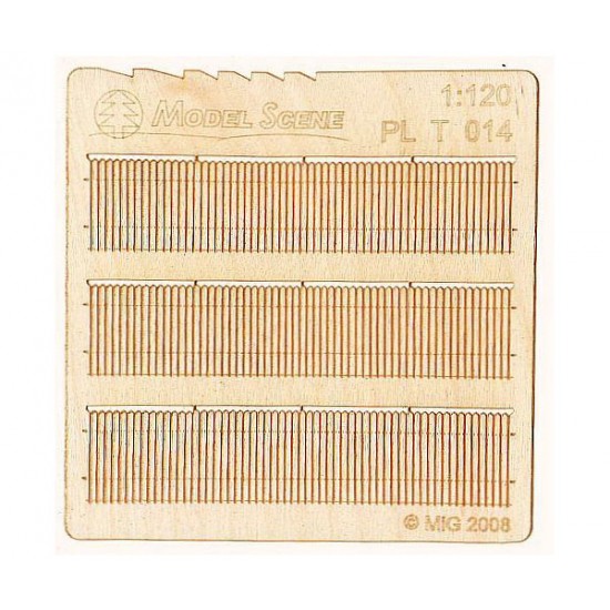 1/120 Stockade (Tall) Fence Type 14
