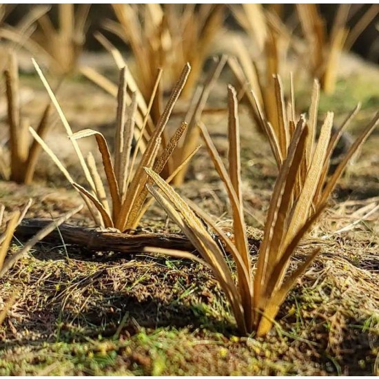 1/32 1/35 Low Vegetation - Grass Tufts Dry