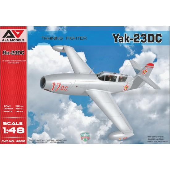 1/48 Yakovlev Yak-23 DC (Dubla Comanda) Training Fighter