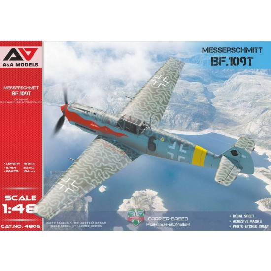1/48 Messerschmitt Bf.109T Carrier Based Fighter-bomber