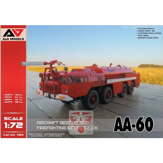 1/72 AA-60 Ruscue and Firefighting (ARFF) Truck