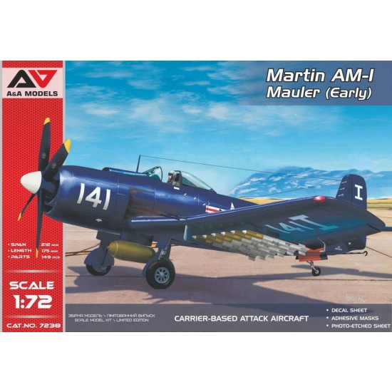 1/72 Martin AM-1 Mauler Attack Aircraft Early version