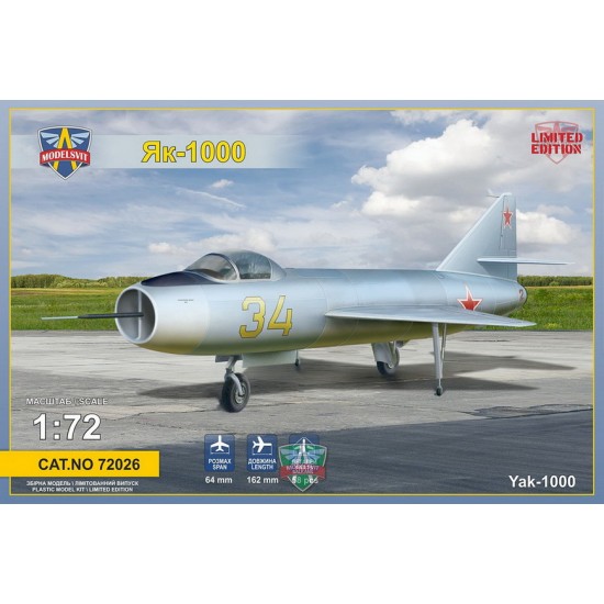 1/72 Yakovlev Yak 1000 Supersonic Demonstrator