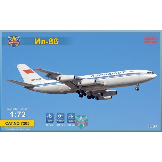 1/72 Ilyushin IL-86 Wide-body Airliner