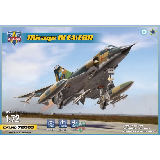 1/72 Mirage IIIEA/EBR (6 Camo Schemes)