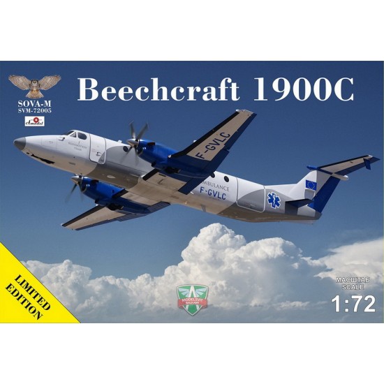 1/72 Beechcraft 1900C-1 Ambulance F-GVLC