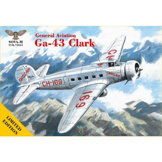 1/72 Swiss Air GA-43 "Clark" Airliner