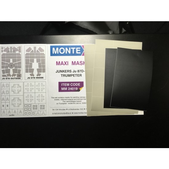 1/24 Ju-87D-5 Paint Mask for Trumpeter kit #2424