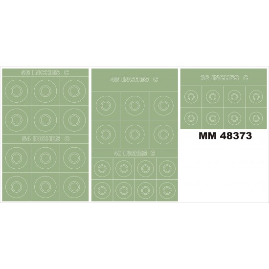 1/48 RAF Roundels Type C Paint Mask 