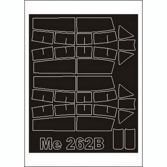 1/32 Me-262B-1 Paint Mask for Trumpeter kit (outside-inside)