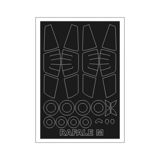 1/48 Rafale M Paint Mask for Revell kit (outside-inside)