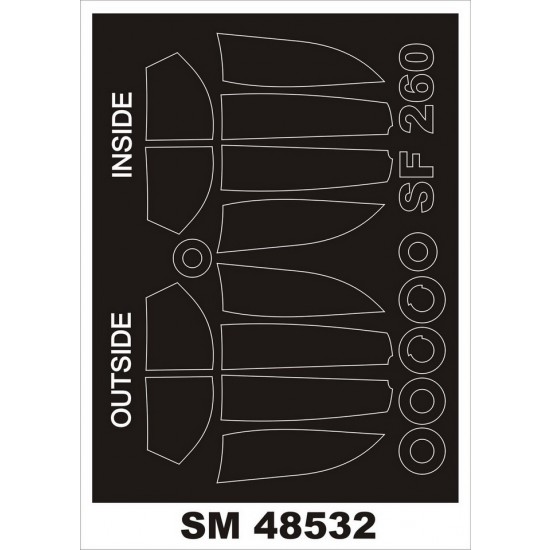 1/48 SIAI Sf-260 Paint Masking for KP Models