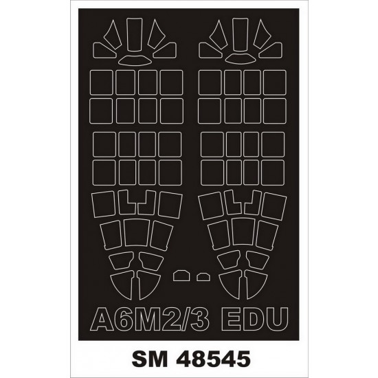 1/48 A6M2/3 Zero Masking for Eduard kits (outside, inside)