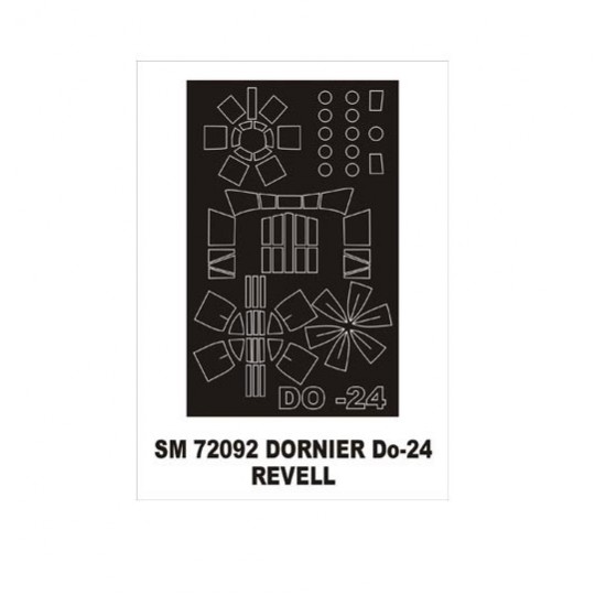 1/72 Dornier Do-24 Paint Mask for Revell kit (outside)