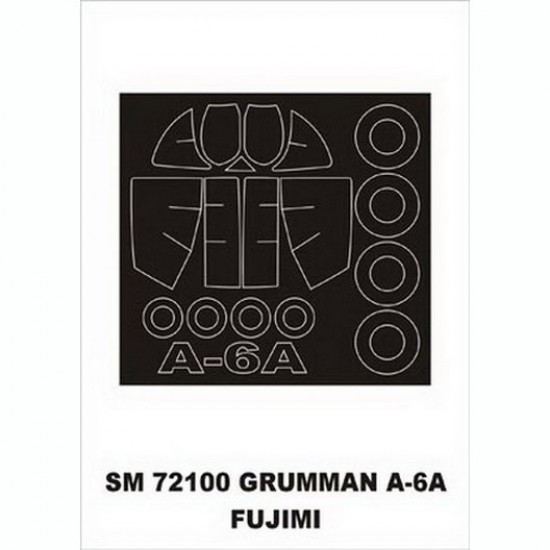 1/72 Grumman A-6A Intruder Paint Mask for Fujimi kit (outside)