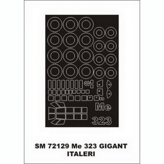 1/72 Messerschmitt Me 323 Gigant Paint Mask for Italeri kit (outside)