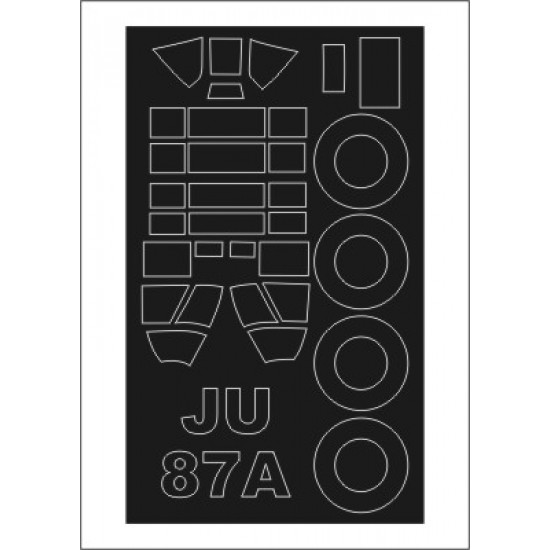 1/72 Junkers Ju 87A Paint Mask for Special Hobby kit (outside)