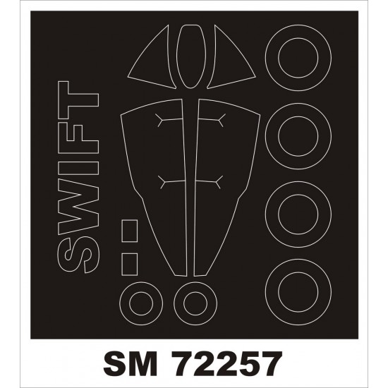 1/72 Supermarine Swift FR.5 Paint Mask for Airfix kit