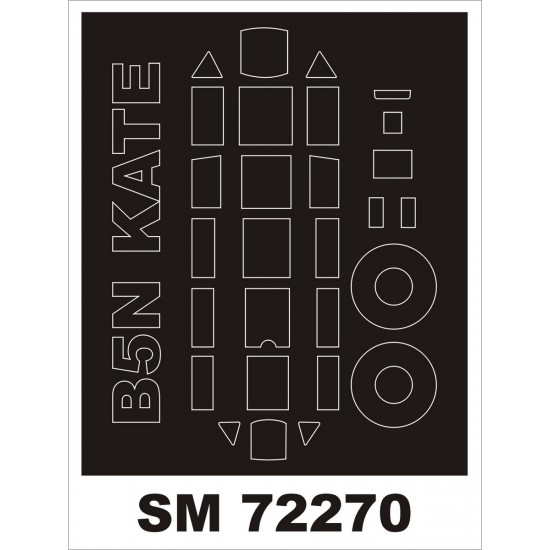 1/72 Nakajima B5N Kate Paint Mask for Airfix kit