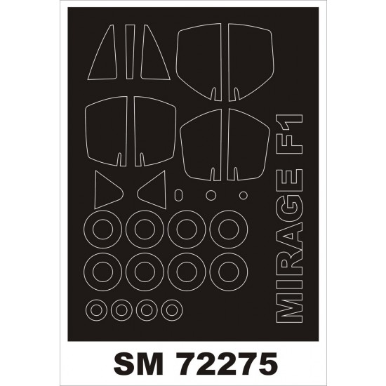1/72 Dassault Mirage F1 Paint Mask for Special Hobby kit