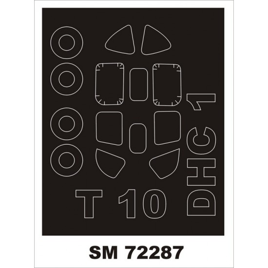 1/72 DHC-1 T-10 Paint Mask for AZ-Model Kits