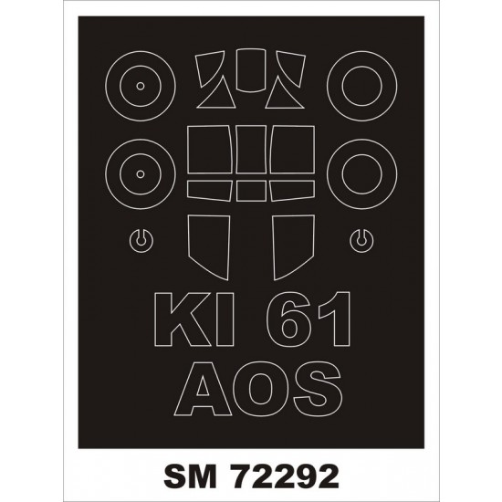 1/72 Ki-61 Hien Paint Mask for Aoshima Models