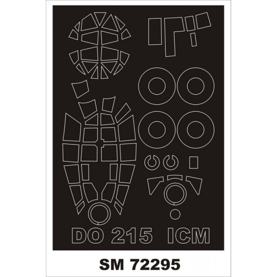 1/72 DO-215 Paint Mask for ICM Models