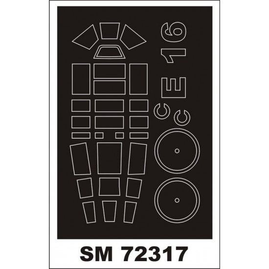 1/72 Aichi E-16A1 Paint Masks for Fujimi Kit (Outside)