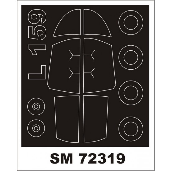 1/72 Aero L-159 Alca Paint Masks for KP Kit (Outside)