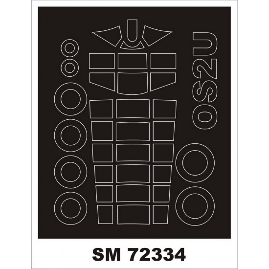 1/72 OS2U Kingfisher Paint Mask for AZ-Model kits (outside)