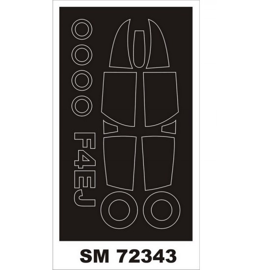 1/72 McDonnell Douglas F-4EJ Phantom II Paint Masking for Fine Molds kits (outside)