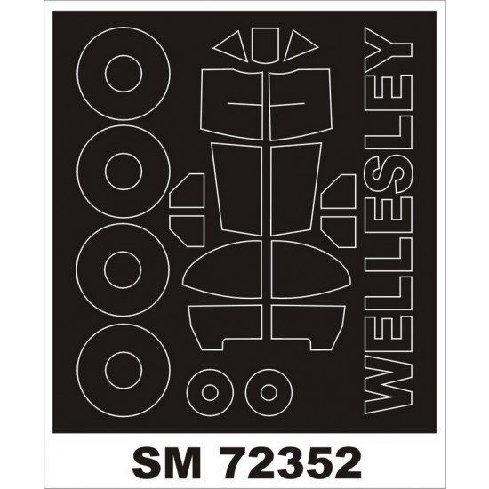 1/72 Vickers Wellesley I Masking for Valom kits (outside)