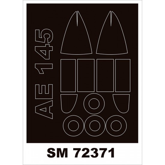 1/72 Aero Ae-145 Canopy Masks for Kovozavody Prostejov (KP)