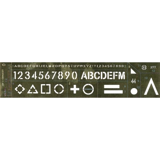 1/35 Photo-etched Stencil for 1st Armoured Regiment (1pcs)