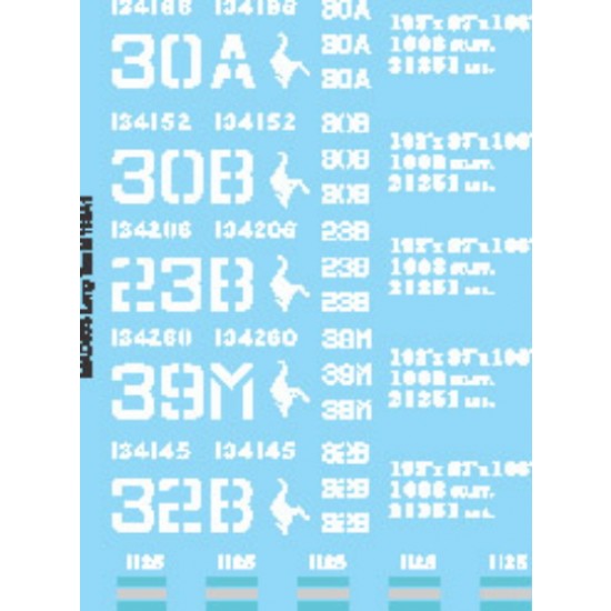 1/35 Long Tan M113A1 APCs Sheet (water-slide decals)