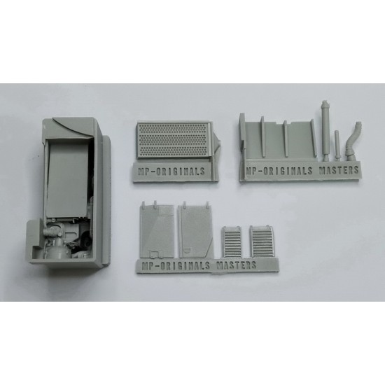 1/48 M1A2 Abrams Engine Filter Detail set for Tamiya kits