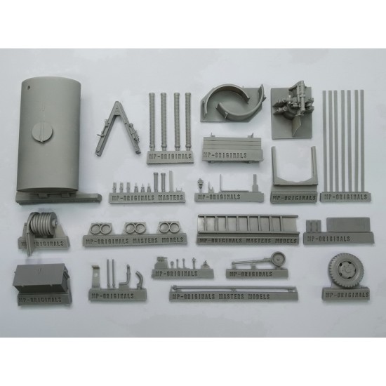 1/48 Opel Blitz Fire Truck Conversion set for Tamiya German 3t 4x2 Cargo Truck