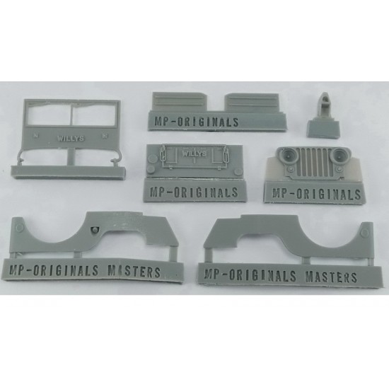 1/48 Jeep Willys CJ2A Conversion set for Tamiya kits