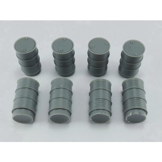 1/48 US Fuel Drums (2 types, 8pcs)