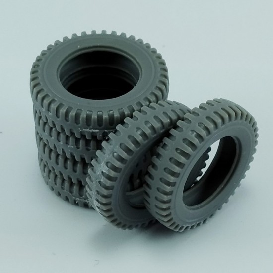 1/48 US 2.5ton 6x6 Truck Spare Tyres for Tamiya kits