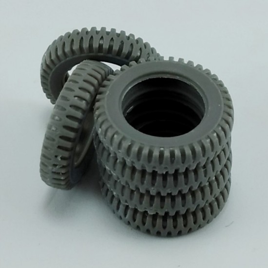 1/48 Jeep Willys Spare Tyres for Tamiya kits